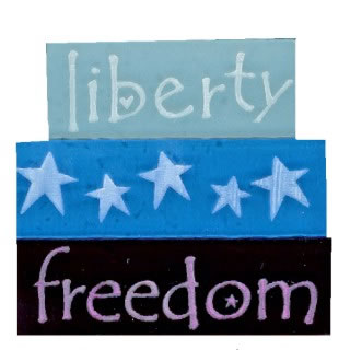 Heidi Grace - words - patriotic  (sold in 3's)